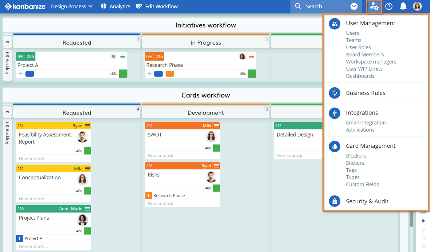 Kanban board software Kanbanize